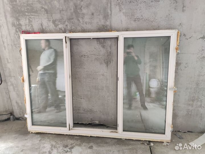 3-х створочное пластиковое окно б\у