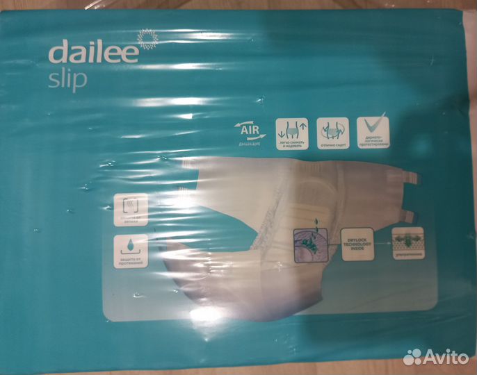 Памперсы для взрослых dailee slip (L), Seni(N 3)