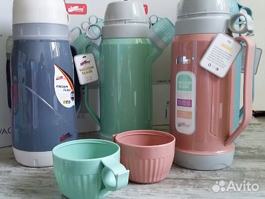 Термос вакуумный 1 литр новый