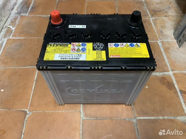 Японский акб 65Ач GS Yuasa ProdaX