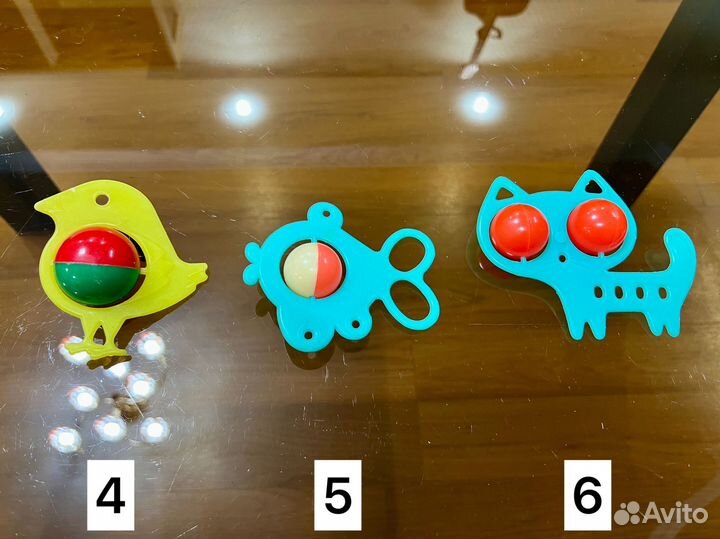 Игрушки СССР (погремушки и мелкие игрушки)