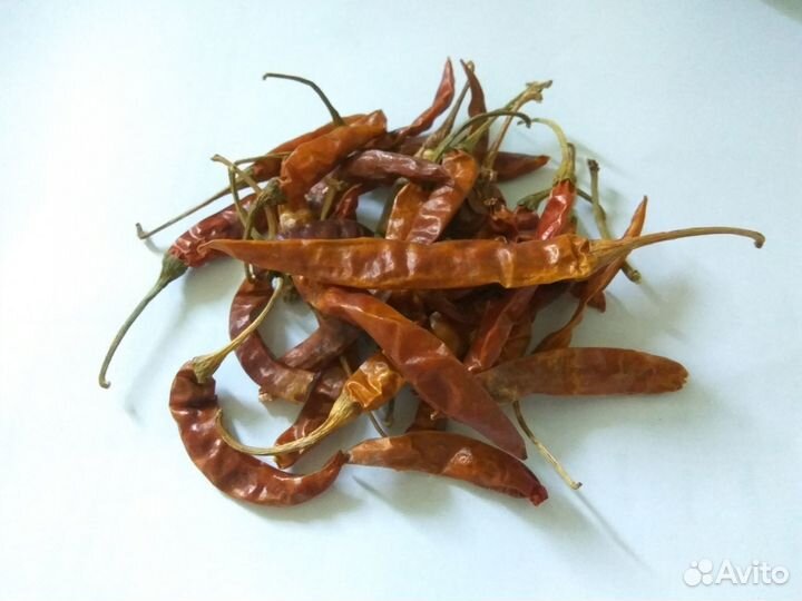 Чили перец острый сушёный. Целиковый. Индия