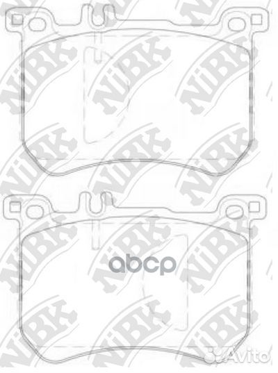 Колодки тормозные PN31015 NiBK