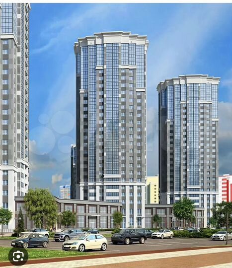 1-к. квартира, 44 м², 20/25 эт.