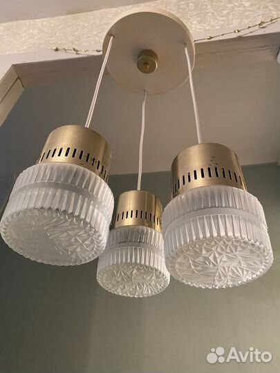 Люстра подвесная потолочная. Винтаж