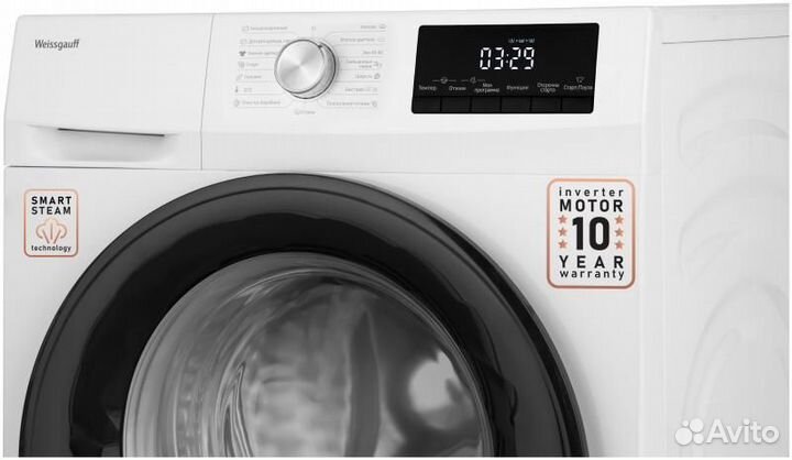 Стиральная машина Weissgauff WM 61410 Inverter Ste