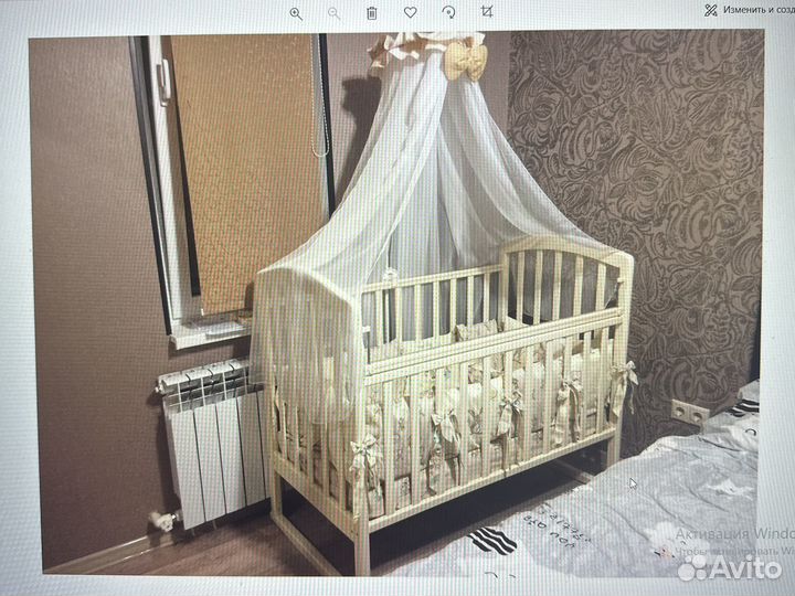 Бортики в кроватку