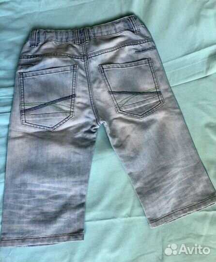 Шорты, и джинсовая рубашка р.134-140