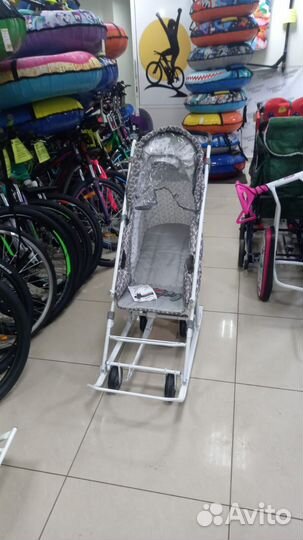 Санки коляска Умка 3-1 К + доставка