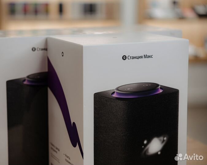 Умная колонка Яндекс Станция Макс с Алисой