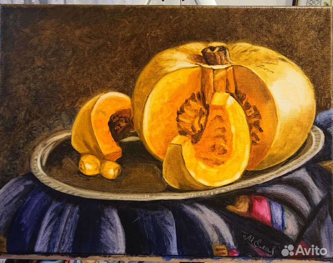 Натюрморт с тыквой
