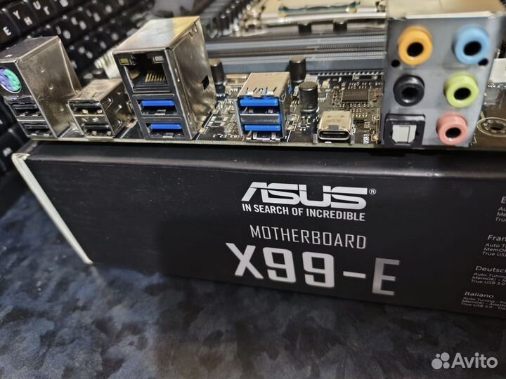 Комплект материнская плата Asus X99-E и Xeon E5-26