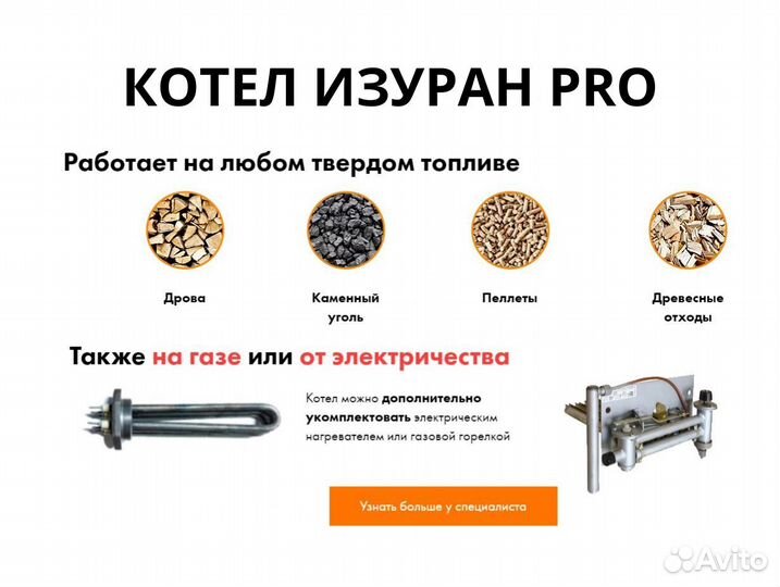 Котел 12 кВт Pro Изуран