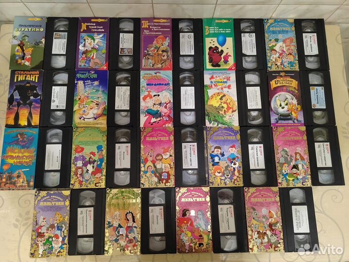 Мультики от еа / октябрь 2023 / видеокассеты / VHS