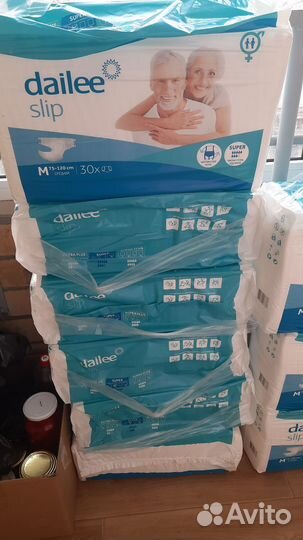 Памперсы для взрослых размер m по 30 штук