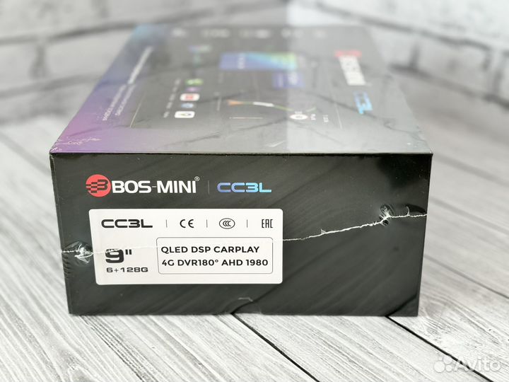 Магнитола андроид Bos mini сс3л 6/128 9дюйм