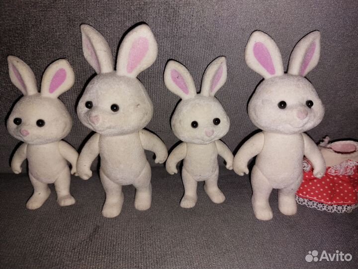 Sylvanian Families семья кроликов