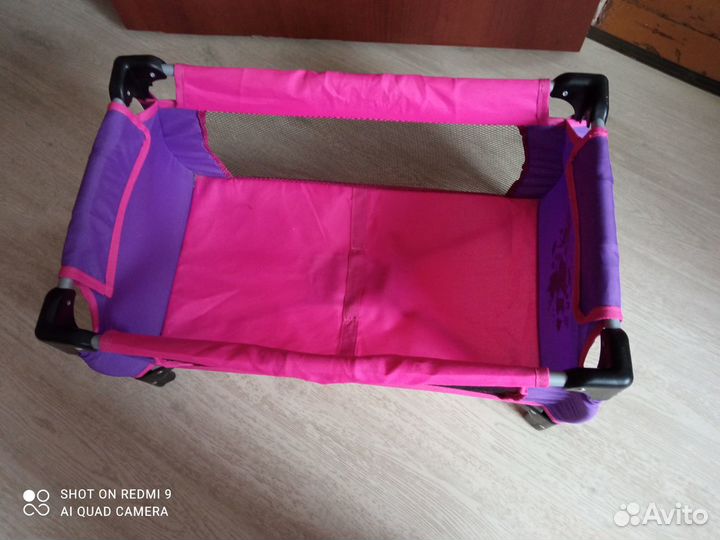 Кроватка-манеж для кукол