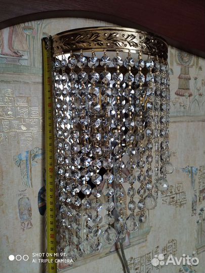 Хрустальная бра bohemia на 2 лампочки