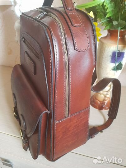 Рюкзак натуральная кожа ручная работа