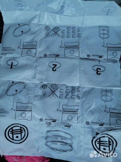 Кольца поршневые приора поштучно