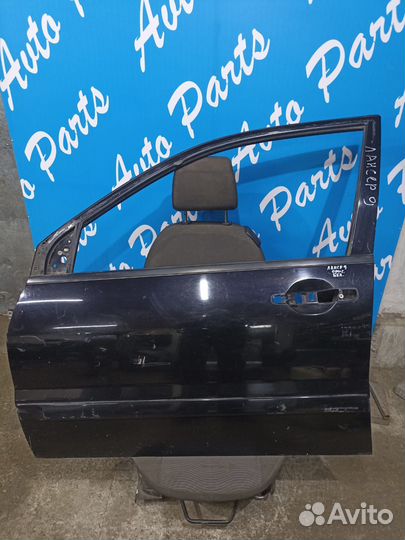 Митсубиси Лансер 9 дверь передняя левая черная