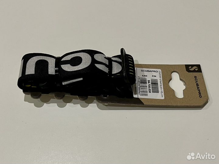 Оголовник для маски Scubapro Comfort чёрный/жёлтый