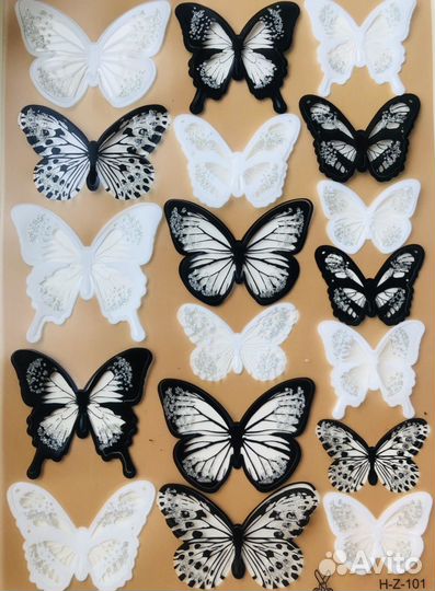 Бабочки для интерьера и декора