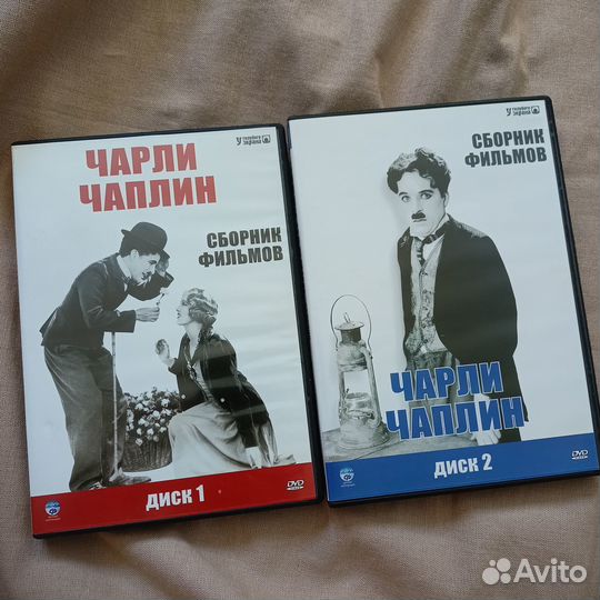 Черли Чаплин фильмы 2 диска dvd
