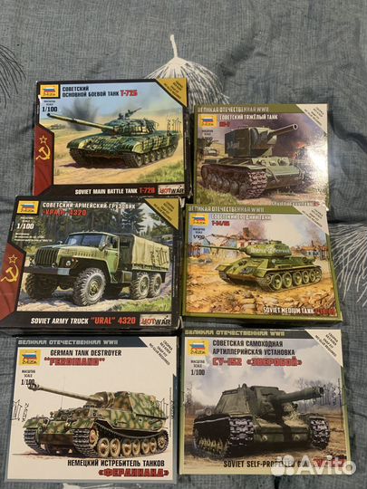Сборные модели танков звезда