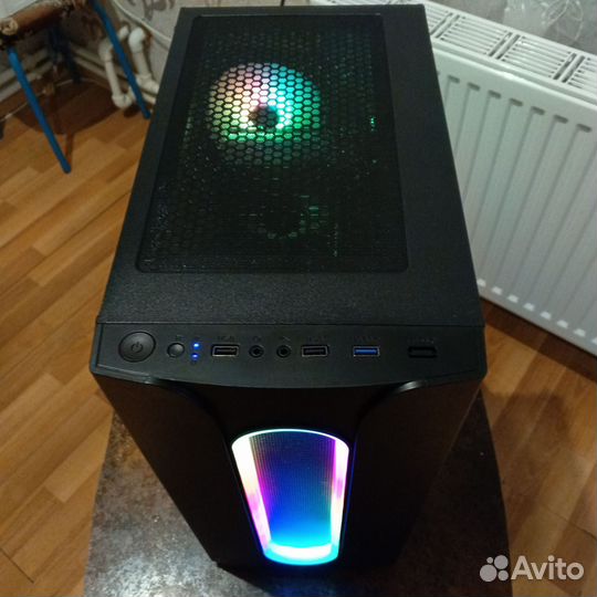 Игровой пк на AMD Ryzen 5 5500 Gtx 1080 turbo 8gb