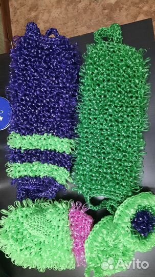 Мочалка ручной работы