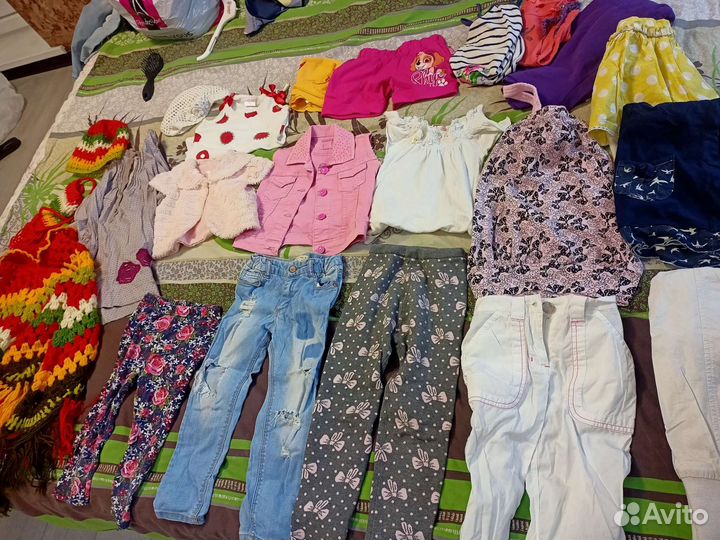 Детские вещи пакетом для девочки 110