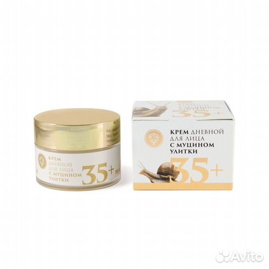 Крем для лица дневной 35+ с муцином улитки 50гр