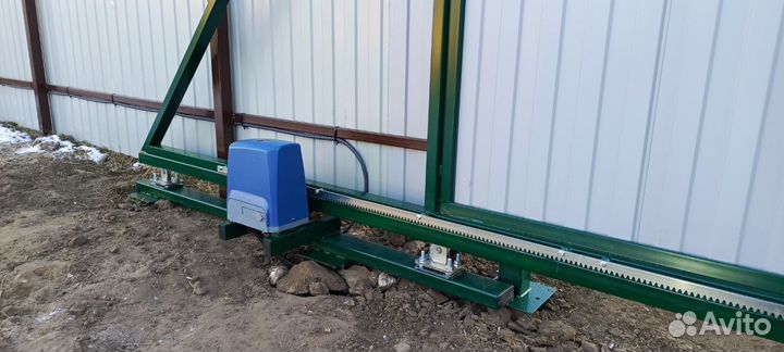 Откатные ворота под ключ с установкой