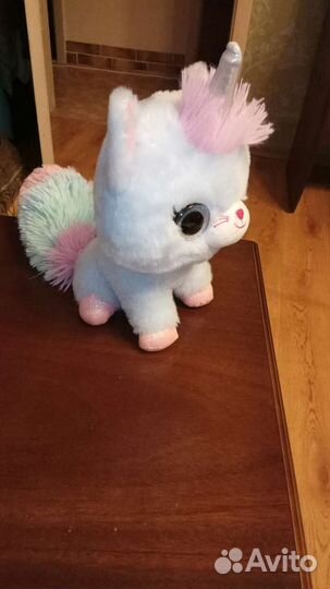 Мягкая интерактивная игрушка единорог
