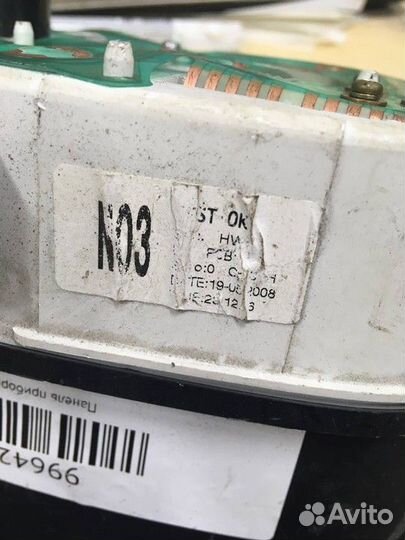 Панель приборов Hyundai Accent