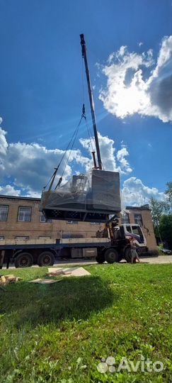 Такелажники. Разгрузка станков