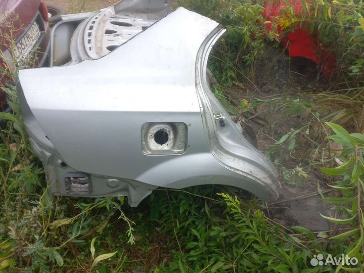 Задние крылья на шевроле авео т250 седан 2008г