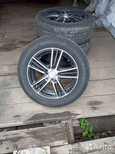 Продам колёса с дисками, (стояли на Киа Рио)