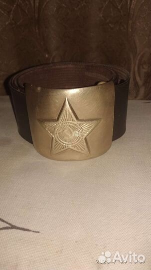 Ремень офицерский кожаный новый
