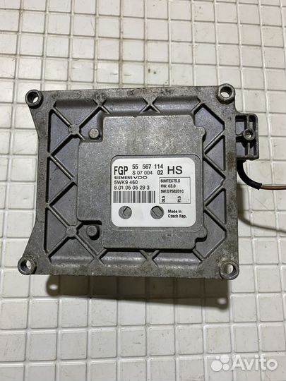 Блок управления двигателем эбу Opel Astra-H