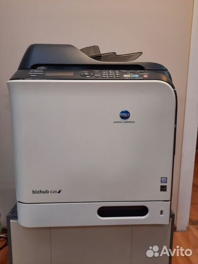 Мфу лазерное Konica Minolta bizhub C20, цветн., A4