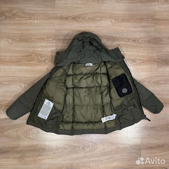 Пуховик Stone island crinkle reps