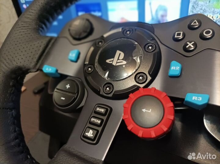 Игровой руль Logitech Driving Force G29 + педаль +