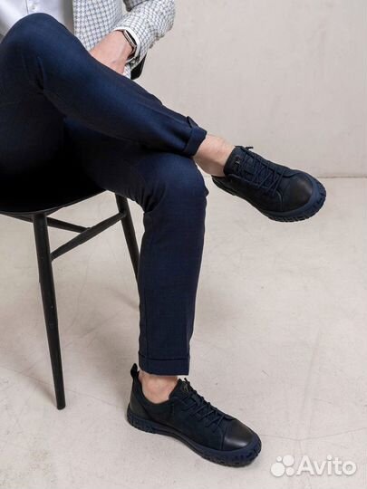 Tesla кеды тёмно-синие разм. 41