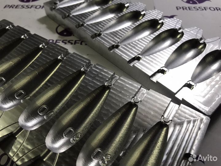 Форма чпу для литья грузил (капля №3)