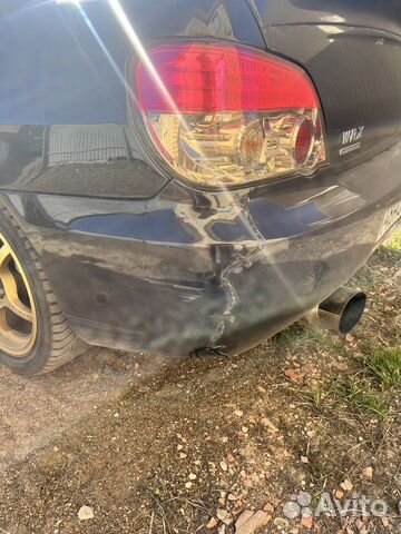 Задний бампер impreza WRX
