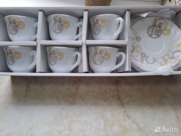 Набор чайный 12 пр новый