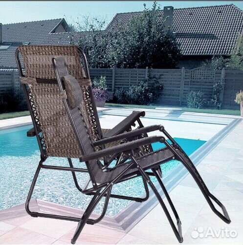 Шезлонг садовый